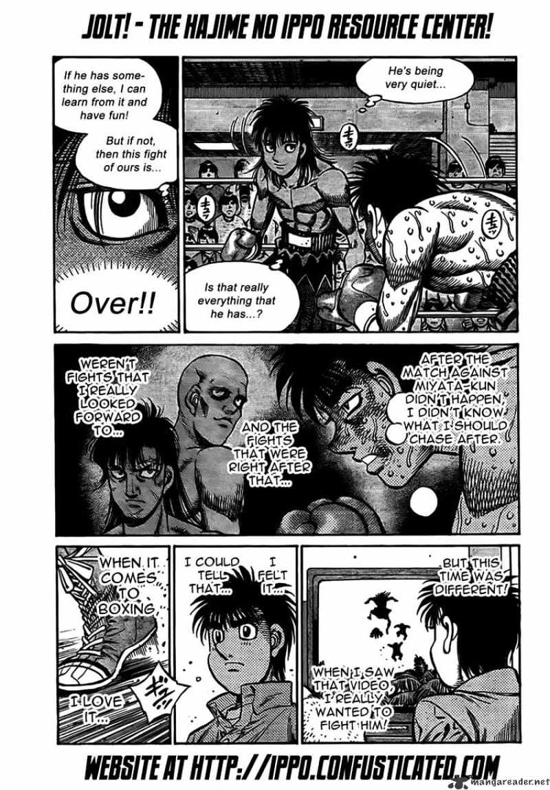 Hajime no Ippo: Fighting Spirit, Chapter 883 image 10